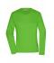 Damen Ladies' Workwear-Long-Sleeved-T OCS Blended Lime-green 10525