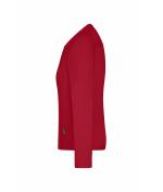 Damen Ladies' Workwear-Long-Sleeved-T OCS Blended Red 10525