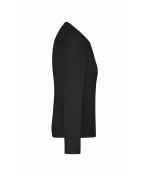 Damen Ladies' Workwear-Long-Sleeved-T OCS Blended Black 10525