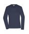 Damen Ladies' Workwear-Long-Sleeved-T OCS Blended Navy 10525