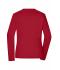 Damen Ladies' Workwear-Longsleeve-T Red 10525