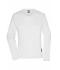 Damen Ladies' Workwear-Longsleeve-T White 10525