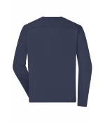 Men Men's Workwear-Long-Sleeved-T   OCS Blended Navy 10526