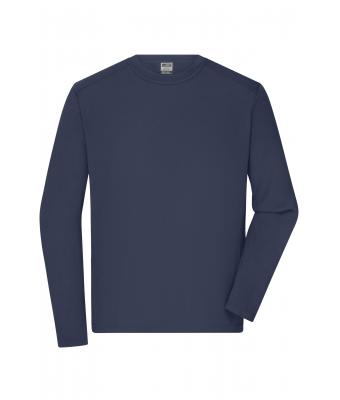 Men Men's Workwear-Long-Sleeved-T   OCS Blended Navy 10526