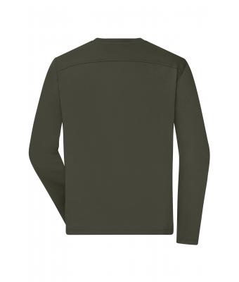 Herren Men's Workwear-Long-Sleeved-T   OCS Blended Olive 10526
