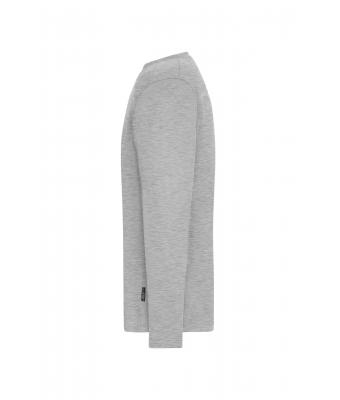 Herren Men's Workwear-Long-Sleeved-T   OCS Blended Grey-heather 10526