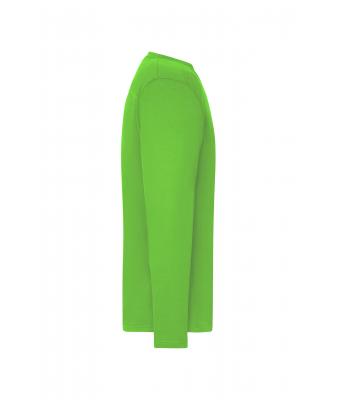 Men Men's Workwear-Long-Sleeved-T   OCS Blended Lime-green 10526