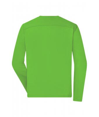 Men Men's Workwear-Long-Sleeved-T   OCS Blended Lime-green 10526