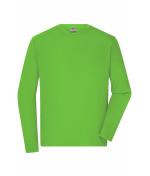 Men Men's Workwear-Long-Sleeved-T   OCS Blended Lime-green 10526