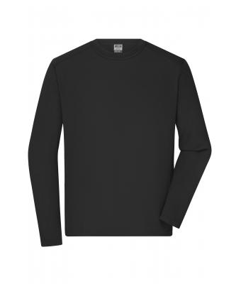Herren Men's Workwear-Long-Sleeved-T   OCS Blended Black 10526