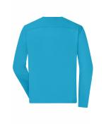 Herren Men's Workwear-Long-Sleeved-T OCS Blended Turquoise 10526