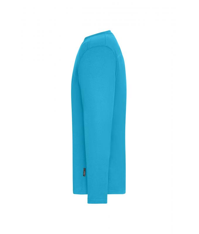 Men Men's Workwear-Long-Sleeved-T OCS Blended Turquoise 10526