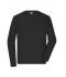 Herren Men's Workwear-Long-Sleeved-T OCS Blended Black 10526