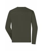 Herren Men's Workwear-Long-Sleeved-T OCS Blended Olive 10526