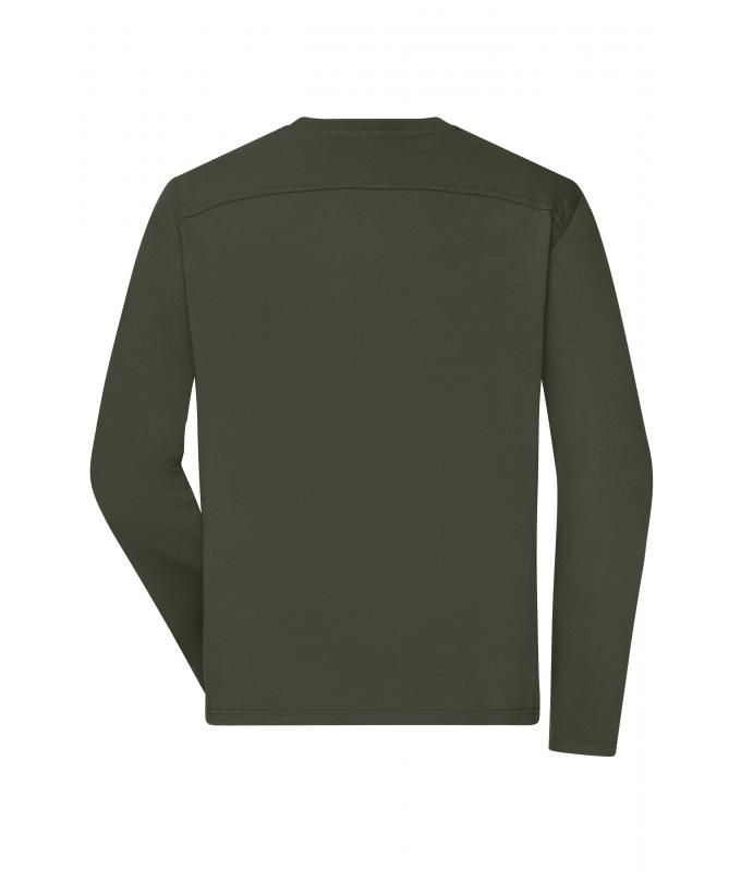 Men Men's Workwear-Long-Sleeved-T OCS Blended Olive 10526
