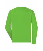 Herren Men's Workwear-Long-Sleeved-T OCS Blended Lime-green 10526