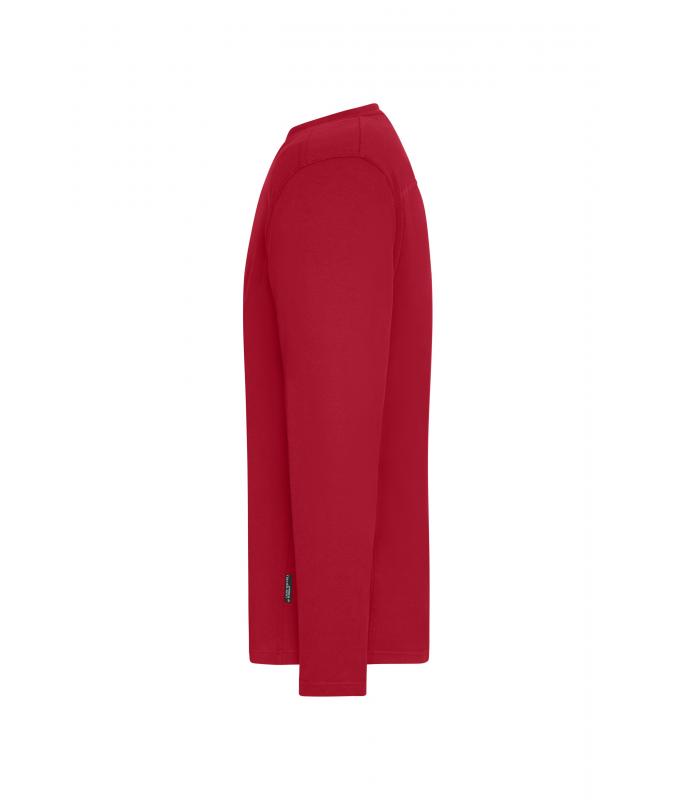 Men Men's Workwear-Long-Sleeved-T OCS Blended Red 10526