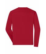 Men Men's Workwear-Long-Sleeved-T OCS Blended Red 10526