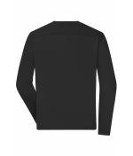 Herren Men's Workwear-Long-Sleeved-T OCS Blended Black 10526