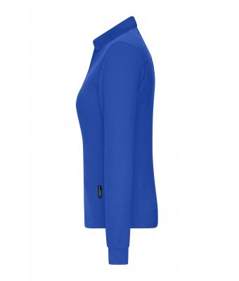 Damen Ladies' Workwear-Long-Sleeved Polo   OCS Blended Royal 10527