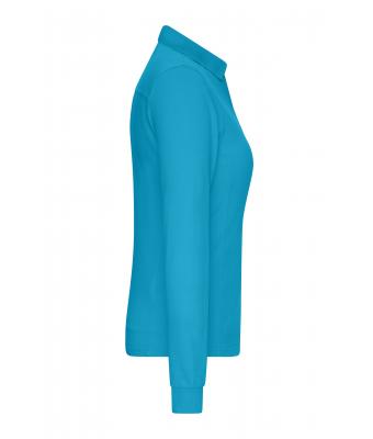 Damen Ladies' Workwear-Long-Sleeved Polo   OCS Blended Turquoise 10527