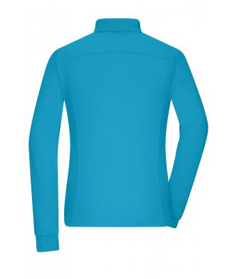 Damen Ladies' Workwear-Long-Sleeved Polo   OCS Blended Turquoise 10527
