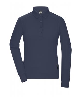 Ladies Ladies' Workwear-Long-Sleeved Polo   OCS Blended Navy 10527