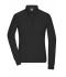 Damen Ladies' Workwear-Long-Sleeved Polo   OCS Blended Black 10527