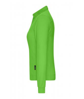 Ladies Ladies' Workwear-Long-Sleeved Polo   OCS Blended Lime-green 10527