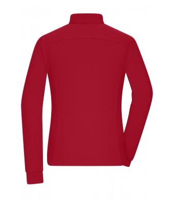 Ladies Ladies' Workwear-Long-Sleeved Polo   OCS Blended Red 10527