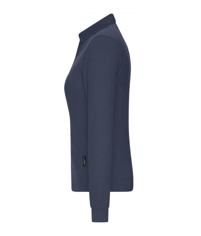 Damen Ladies' Workwear-Long-Sleeved Polo OCS Blended Navy 10527