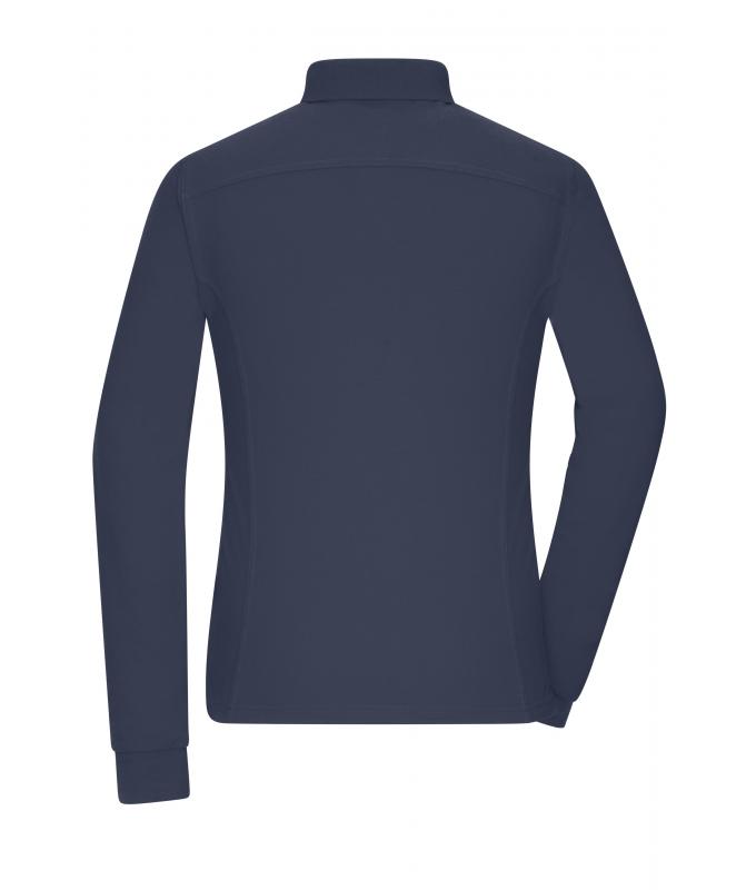 Damen Ladies' Workwear-Long-Sleeved Polo OCS Blended Navy 10527