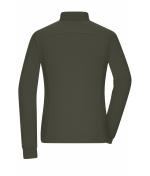 Damen Ladies' Workwear-Long-Sleeved Polo OCS Blended Olive 10527