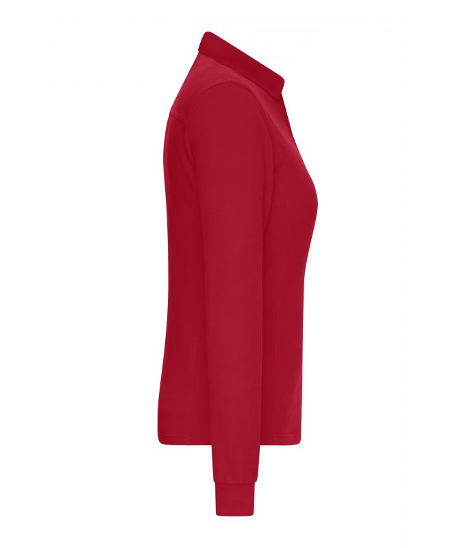 Ladies Ladies' Workwear-Long-Sleeved Polo OCS Blended Red 10527