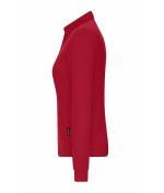 Damen Ladies' Workwear-Long-Sleeved Polo OCS Blended Red 10527