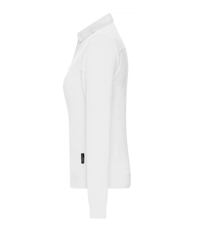 Ladies Ladies' Workwear-Long-Sleeved Polo OCS Blended White 10527