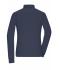 Damen Ladies' Workwear-Longsleeve Polo Navy 10527