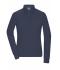 Damen Ladies' Workwear-Longsleeve Polo Navy 10527