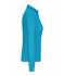 Damen Ladies' Workwear-Longsleeve Polo Turquoise 10527