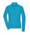 Damen Ladies' Workwear-Longsleeve Polo Turquoise 10527