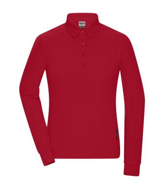 Ladies Ladies' Workwear-Longsleeve Polo Red 10527