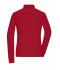 Damen Ladies' Workwear-Longsleeve Polo Red 10527
