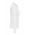 Damen Ladies' Workwear-Longsleeve Polo White 10527