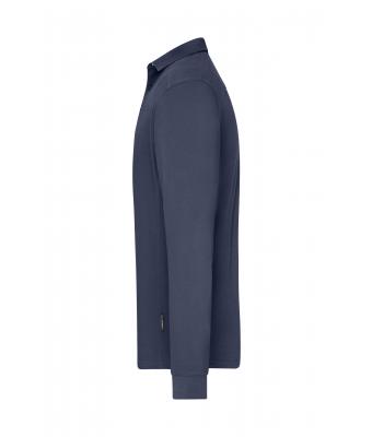 Herren Men's Workwear-Long-Sleeved Polo   OCS Blended Navy 10528
