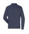 Herren Men's Workwear-Long-Sleeved Polo   OCS Blended Navy 10528