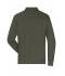 Herren Men's Workwear-Long-Sleeved Polo   OCS Blended Olive 10528