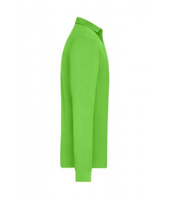 Men Men's Workwear-Long-Sleeved Polo   OCS Blended Lime-green 10528