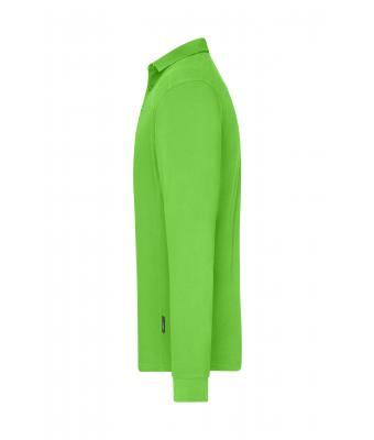 Herren Men's Workwear-Long-Sleeved Polo   OCS Blended Lime-green 10528