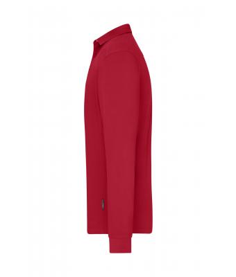 Herren Men's Workwear-Long-Sleeved Polo   OCS Blended Red 10528