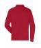 Herren Men's Workwear-Long-Sleeved Polo   OCS Blended Red 10528